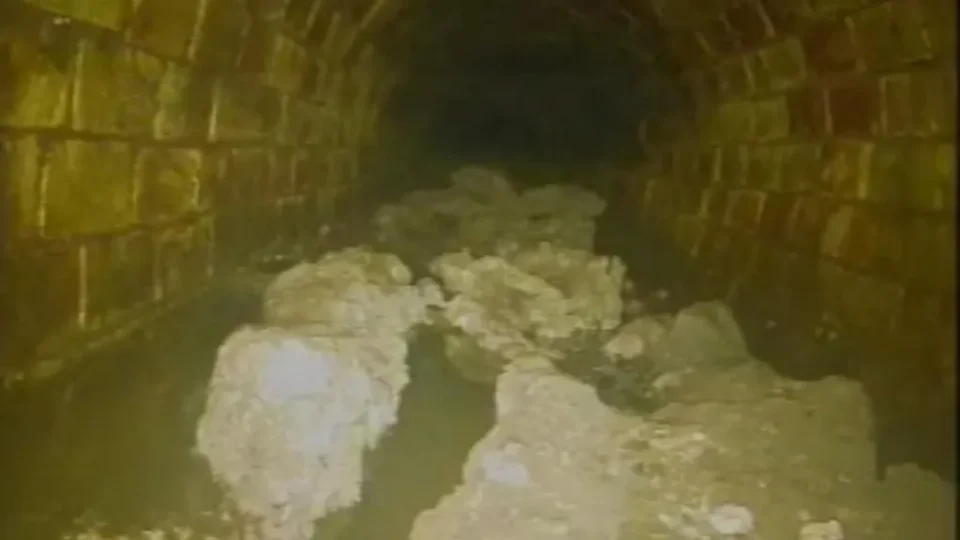 Fatberg nos sistema de água e esgoto de Londres fonte Thames Water