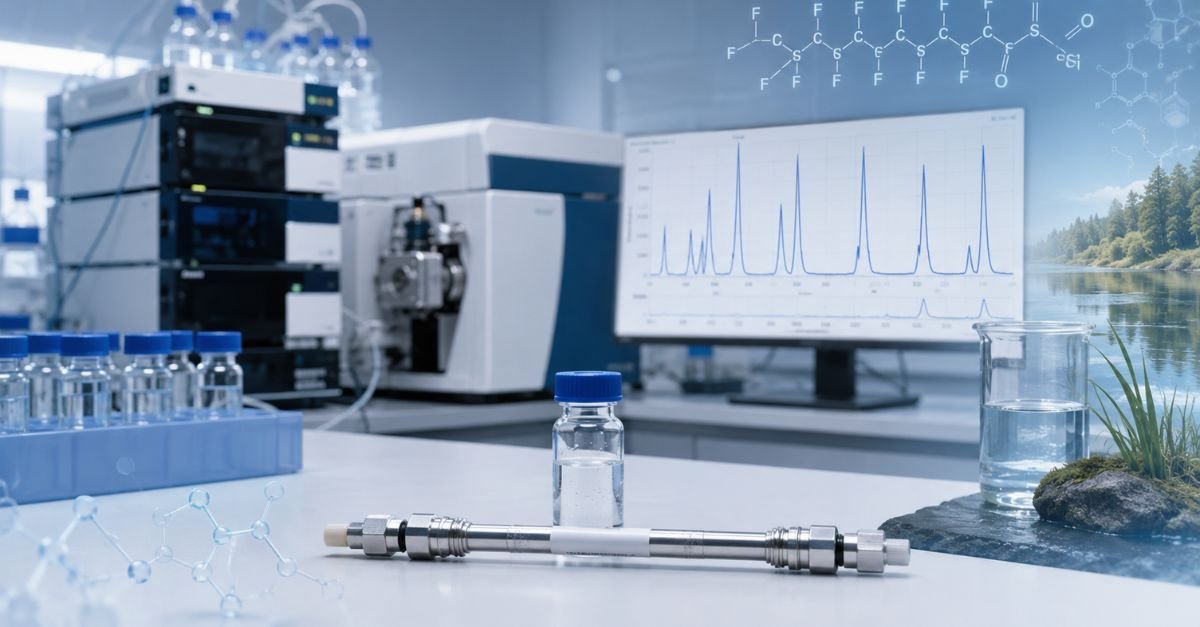 Análise de PFAS por LC-MS e os desafios cromatográficos