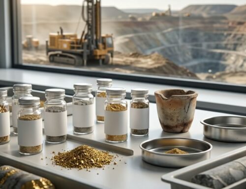 Materiais de Referência para ouro na mineração